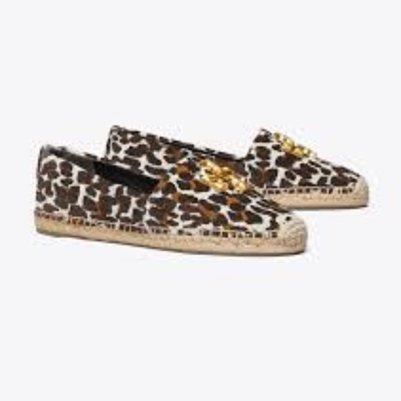 nib Tory BurchEleanor Espadrille reva leopardperfect black - 10 9